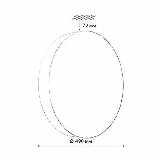 Накладной светильник Sonex BASICA 7779/ELN