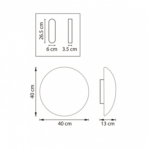 Накладной светильник Lightstar Genova 610646