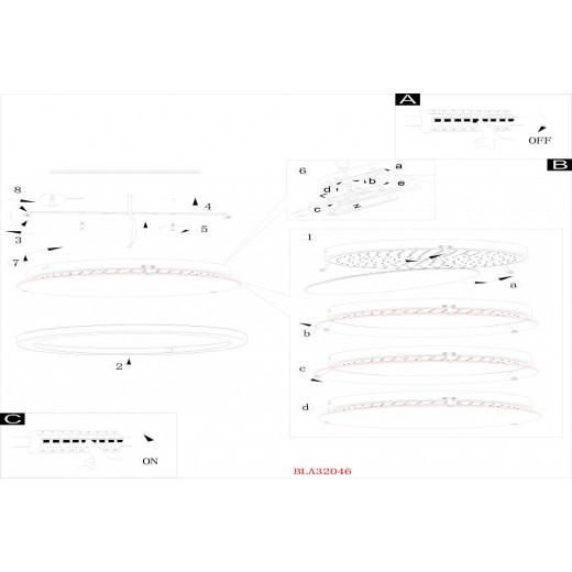 Накладной светильник Eglo Arezzo 2 32046