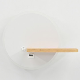 Накладной светильник с полкой Rivoli Anastasia Б0066439