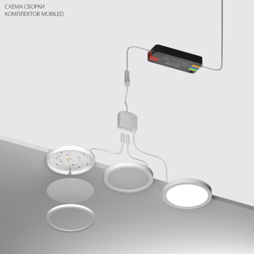 Комплект накладных светильников Lightstar Mobiled 036540-3