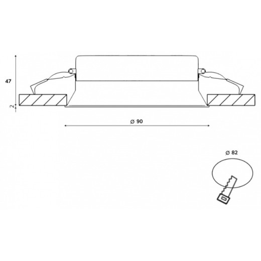 Встраиваемый светильник DesignLed WL-BQ 00-00003122