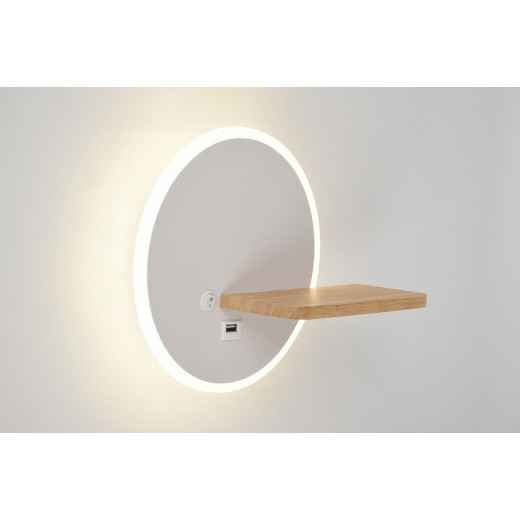 Накладной светильник с полкой Rivoli Anastasia Б0066439