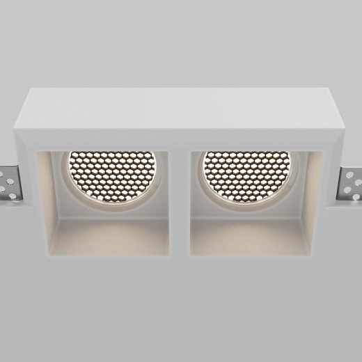 Встраиваемый светильник Maytoni Technical Gyps Modern DL131-GU10-02-W