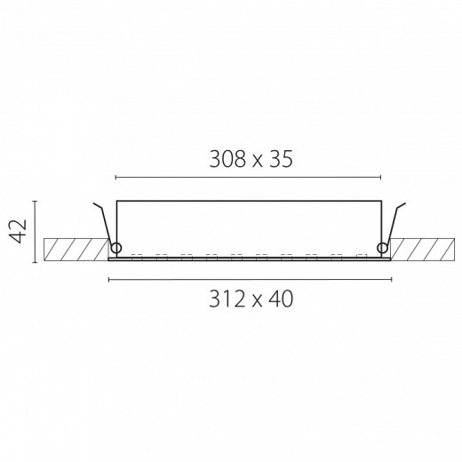 Встраиваемый светильник Lightstar Guarda 082346