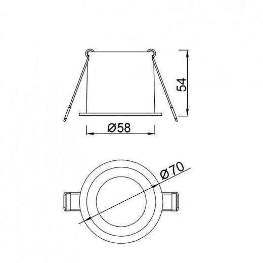 Встраиваемый светильник Mantra MALT 9233