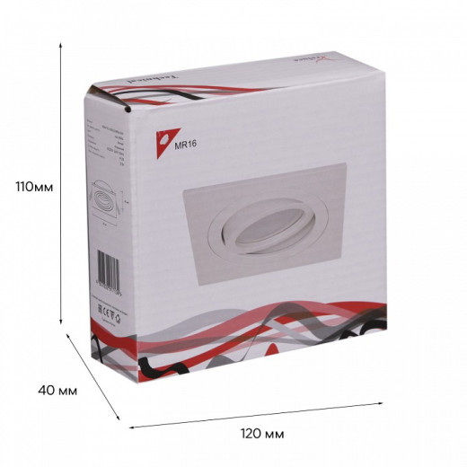Встраиваемый светильник Reluce Technical 16061 16061-9.0-001LD MR16 WT