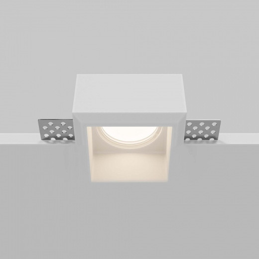 Встраиваемый светильник Maytoni Technical Gyps Modern DL131-GU10-01-W