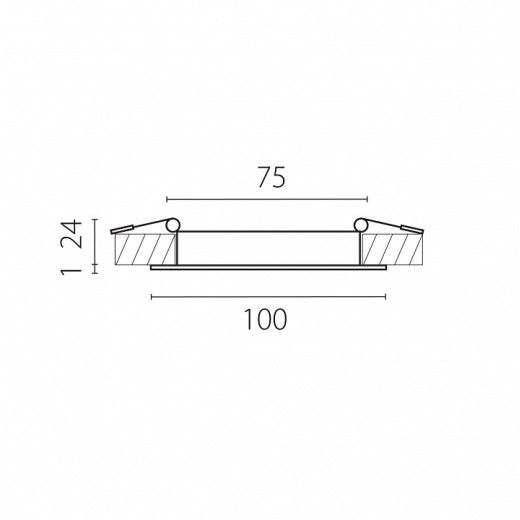 Встраиваемый светильник Lightstar Zocco 223074-XS