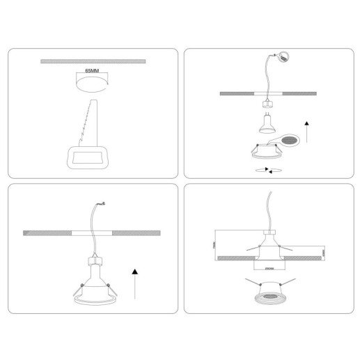 Встраиваемый светильник Ambrella Light TN TN102859