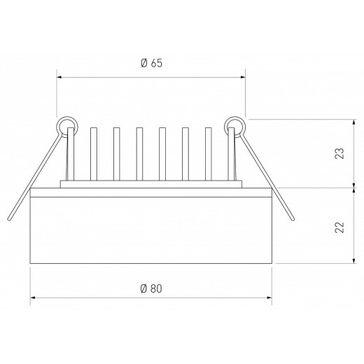 Встраиваемый светильник Elektrostandard  a032751