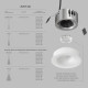 Встраиваемый светильник Denkirs SHINE GLOW DK2430-WH