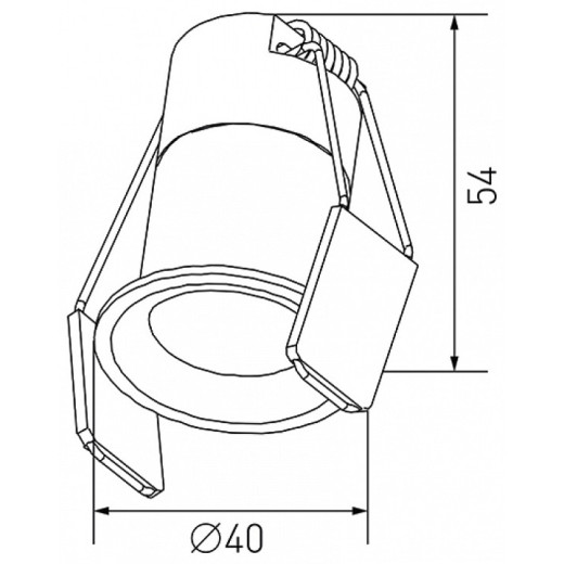 Встраиваемый светильник DesignLed HIDDEN 00-00023065