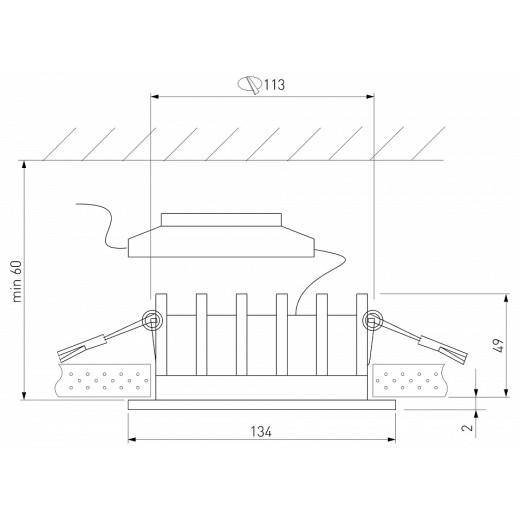 Встраиваемый светильник Elektrostandard Combi a069009