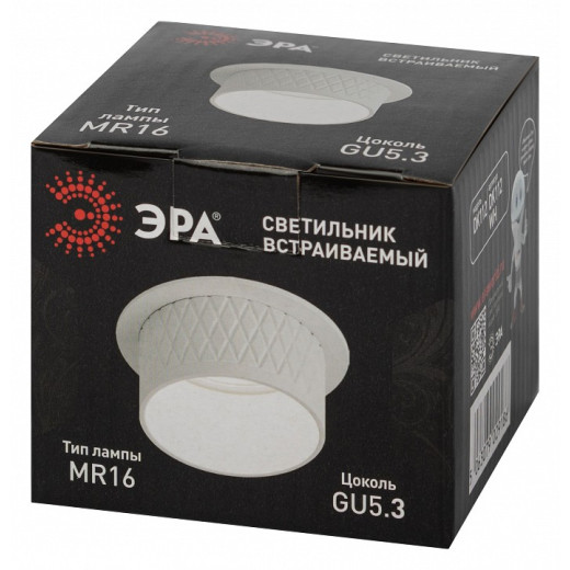 Встраиваемый светильник Эра DK112 WH Б0058434