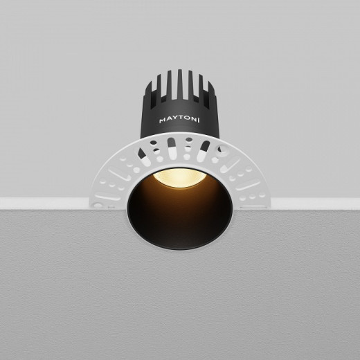 Встраиваемый светильник Maytoni Technical Dip DL120-10W-2.7K-TRS-B