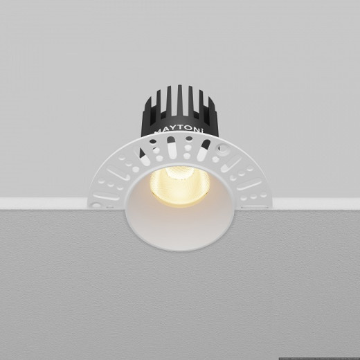 Встраиваемый светильник Maytoni  DL119-10W-2.7K-TRS-W