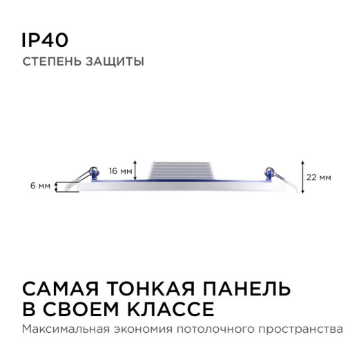 Встраиваемый светильник Apeyron Electrics  06-22