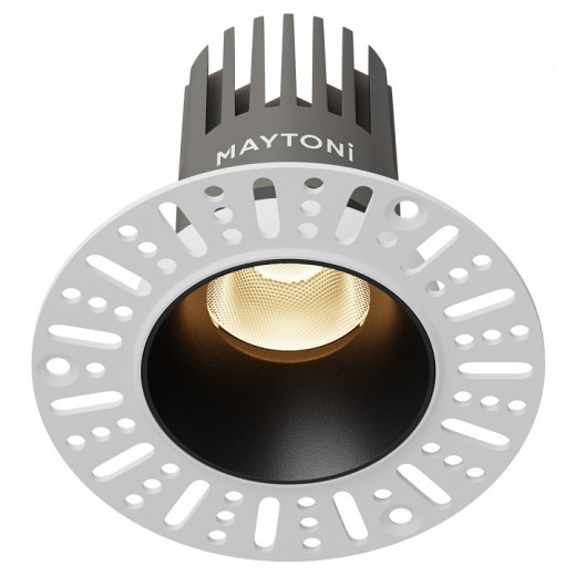 Встраиваемый светильник Maytoni  DL124-10W-3K-TRS-B