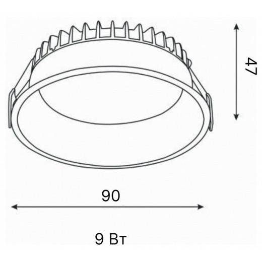 Встраиваемый светильник DesignLed WL-BQ 00-00005649