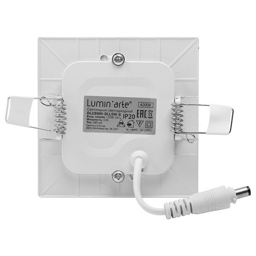 Встраиваемый светильник Luminarte Luminarte DLUSWH-DLL5W-S