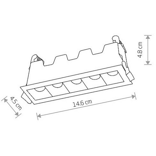 Встраиваемый светильник Nowodvorski Mini Led 10042