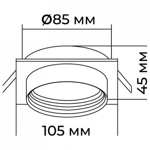 Встраиваемый светильник Apeyron Electrics Nimbus 16-113