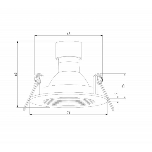 Встраиваемый светильник Elektrostandard City 25060/01