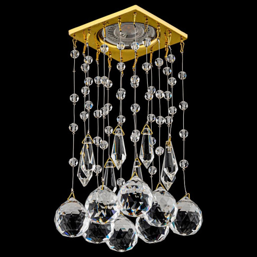 Встраиваемый светильник Dio D’Arte Tayo Gold Tayo GU10.5.14.8x8.120 G