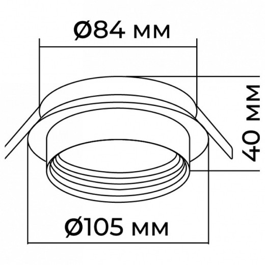 Встраиваемый светильник Apeyron Electrics Nimbus 16-110