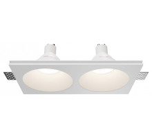 Встраиваемый светильник Maytoni Technical Gyps Modern DL129-GU10-02-W