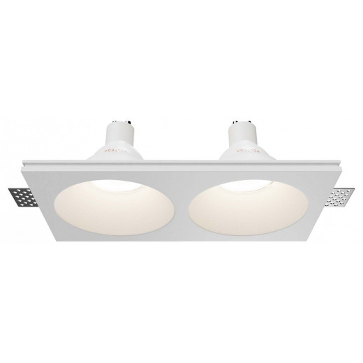 Встраиваемый светильник Maytoni Technical Gyps Modern DL129-GU10-02-W