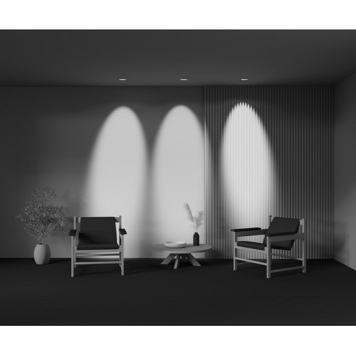 Встраиваемый светильник Maytoni Lens DL105-12W3K-W