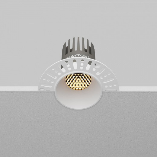 Встраиваемый светильник Maytoni  DL124-10W-2.7K-TRS-W