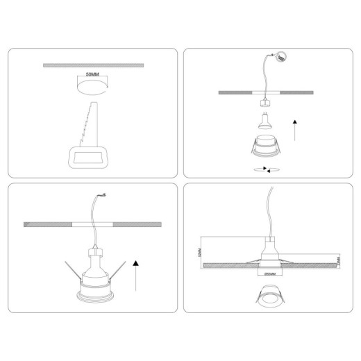 Встраиваемый светильник Ambrella Light TS TS51813