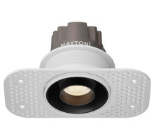 Встраиваемый светильник Maytoni Technical Омут Т DL128-10W3K-TRS-B