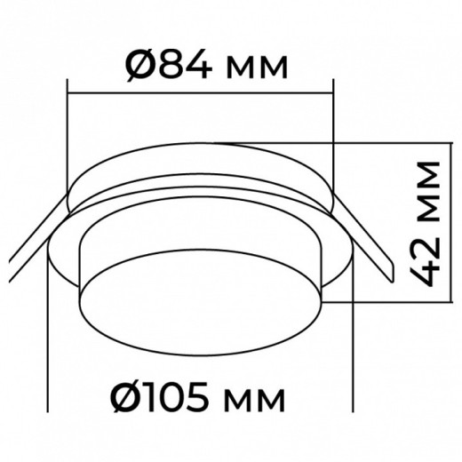 Встраиваемый светильник Apeyron Electrics Shine 16-105