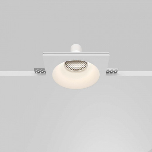 Встраиваемый светильник Maytoni Technical Gyps Modern DL129-GU10-01-W