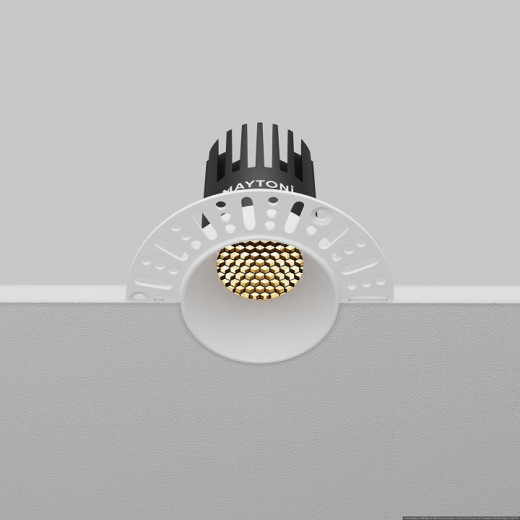 Встраиваемый светильник Maytoni  DL119-10W-2.7K-TRS-W