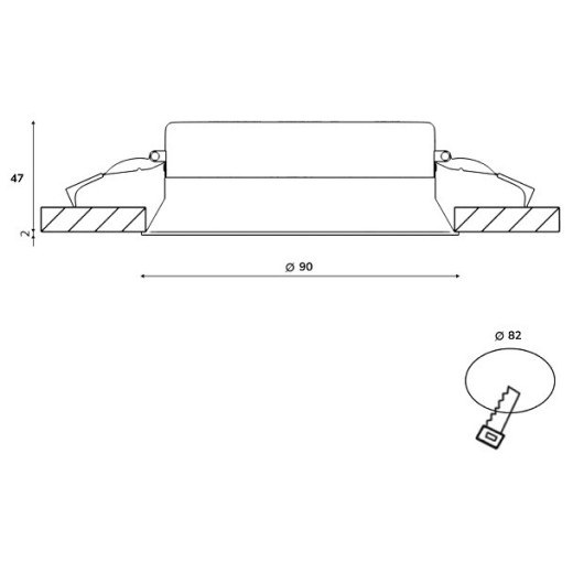 Встраиваемый светильник DesignLed WL-BQ 00-00005650