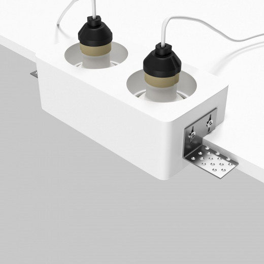 Встраиваемый светильник Maytoni Technical Gyps Modern DL123-GU10-02-W