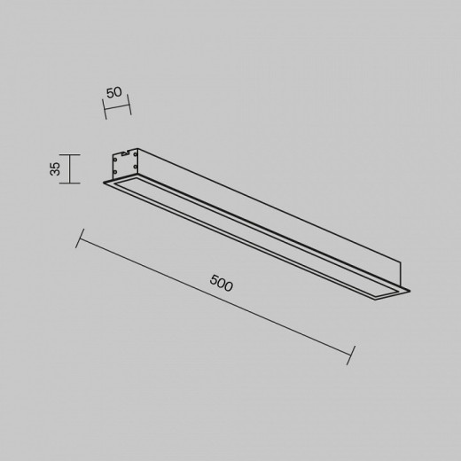 Встраиваемый светильник Maytoni Technical  LL313001