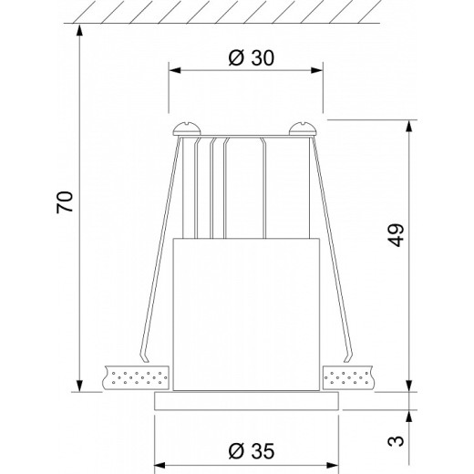 Встраиваемый светильник Elektrostandard 15269/LED a056020