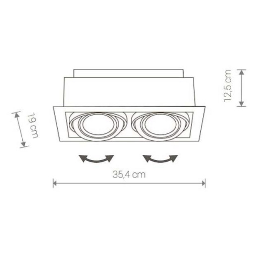 Встраиваемый светильник Nowodvorski Downlight 9574