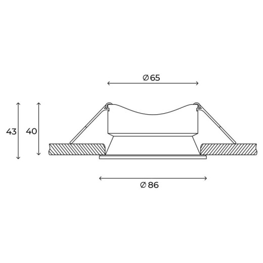 Встраиваемый светильник Hesby Lighting Harstad HSBL_0252
