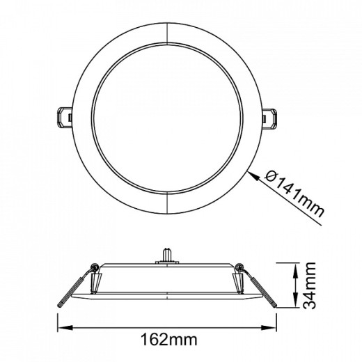 Встраиваемый светильник Mantra NASAO 9296