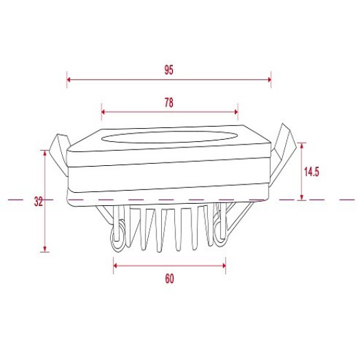 Встраиваемый светильник Phanton DL303-L12W
