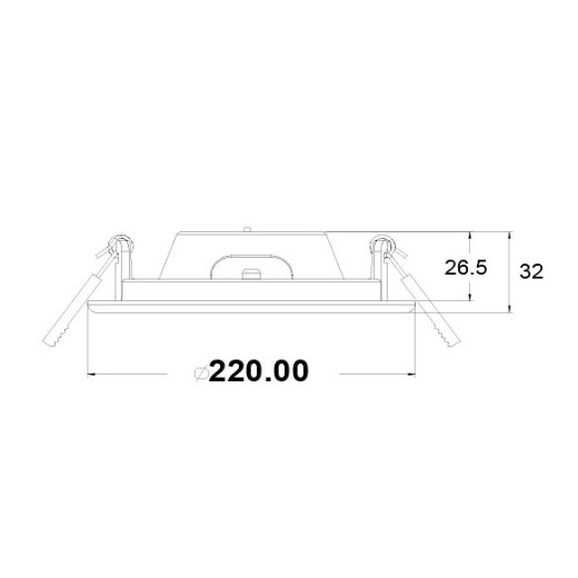 Встраиваемый светильник Maytoni Technical Stockton DL018-6-L18W