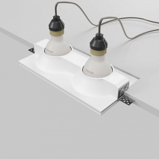 Встраиваемый светильник Maytoni Technical Gyps Modern DL129-GU10-02-W