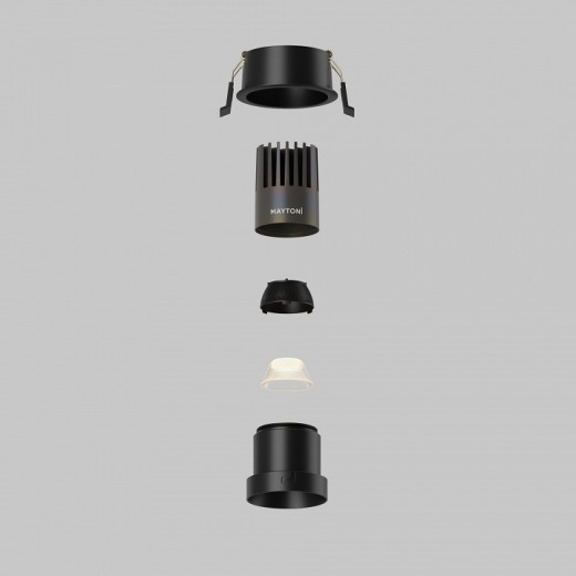 Встраиваемый светильник Maytoni  DL116-10W-3K-B